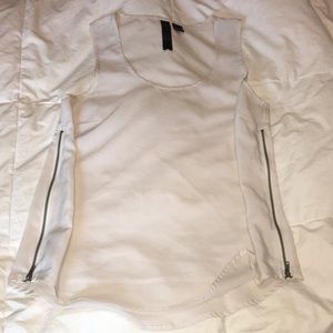 Tank with Zipper Detail